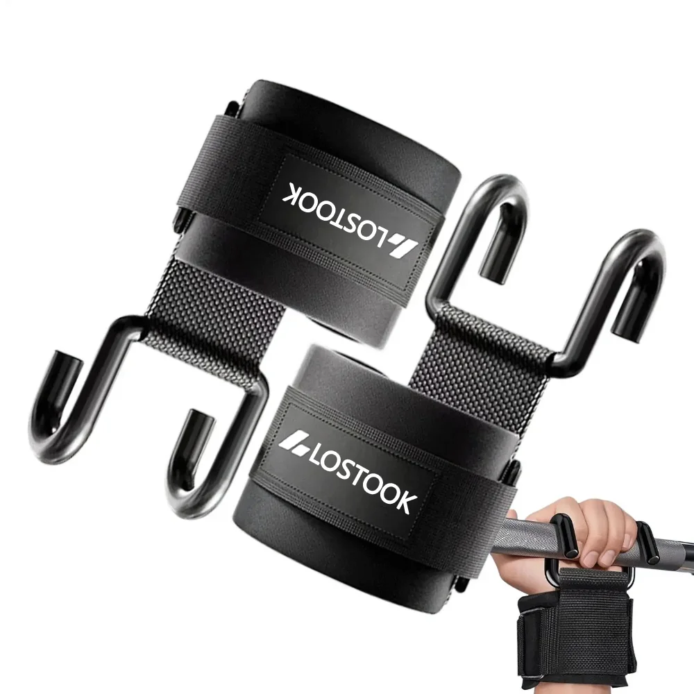 Wrist Wraps Weightlifting Support - 1/2 stuks Pull-Up Assist Hook Fitness