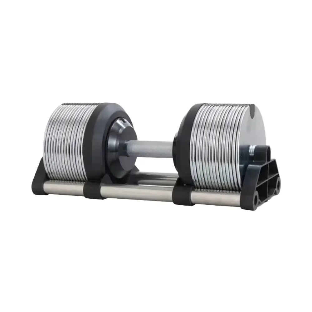 Adjustable Dumbbell Pair 40Kg - Verstelbare stalen dumbbellset voor thuisgebruik, vaste