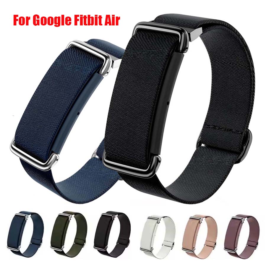 Resistance Bands Set With Handles - Sportieve nylon lusband voor Google Fitbit