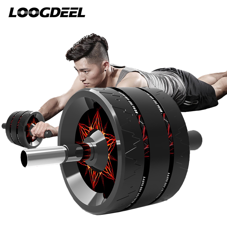 Ab Roller Wheel With Elbow Support - Loogdeel Buik Wiel Home Gym Fitness