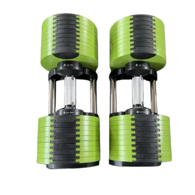 Adjustable Dumbbell Pair 40Kg - Zware, verstelbare, gegalvaniseerde stalen dumbbell-handgreep voor