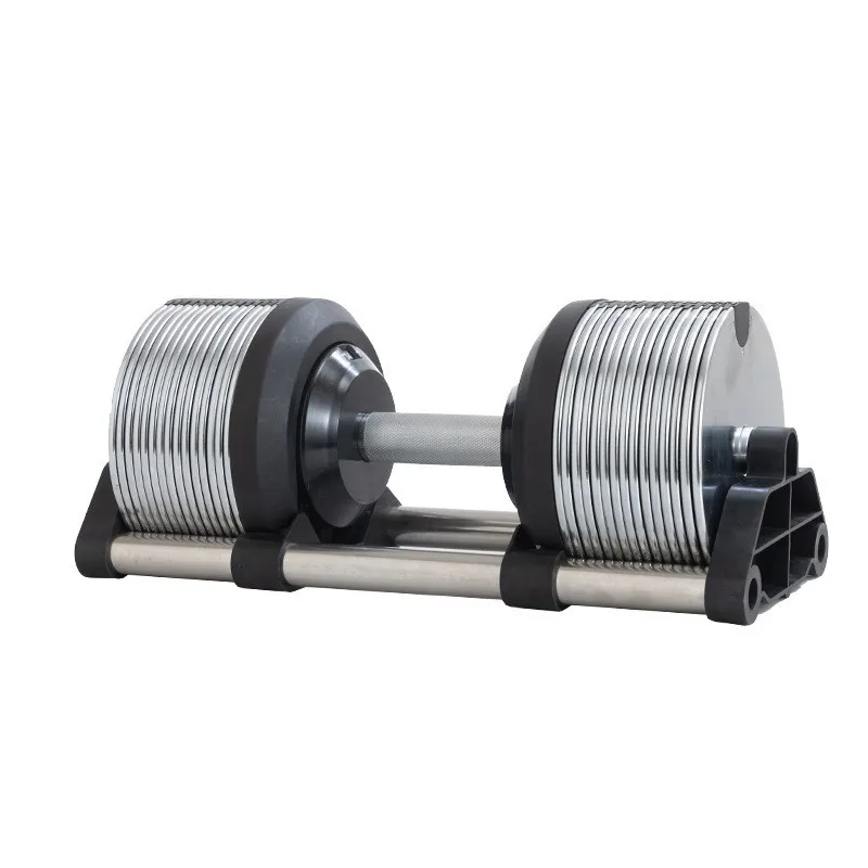 Adjustable Dumbbell Pair 40Kg - Verstelbare dumbbells van roestvrij staal, fitnessapparatuur