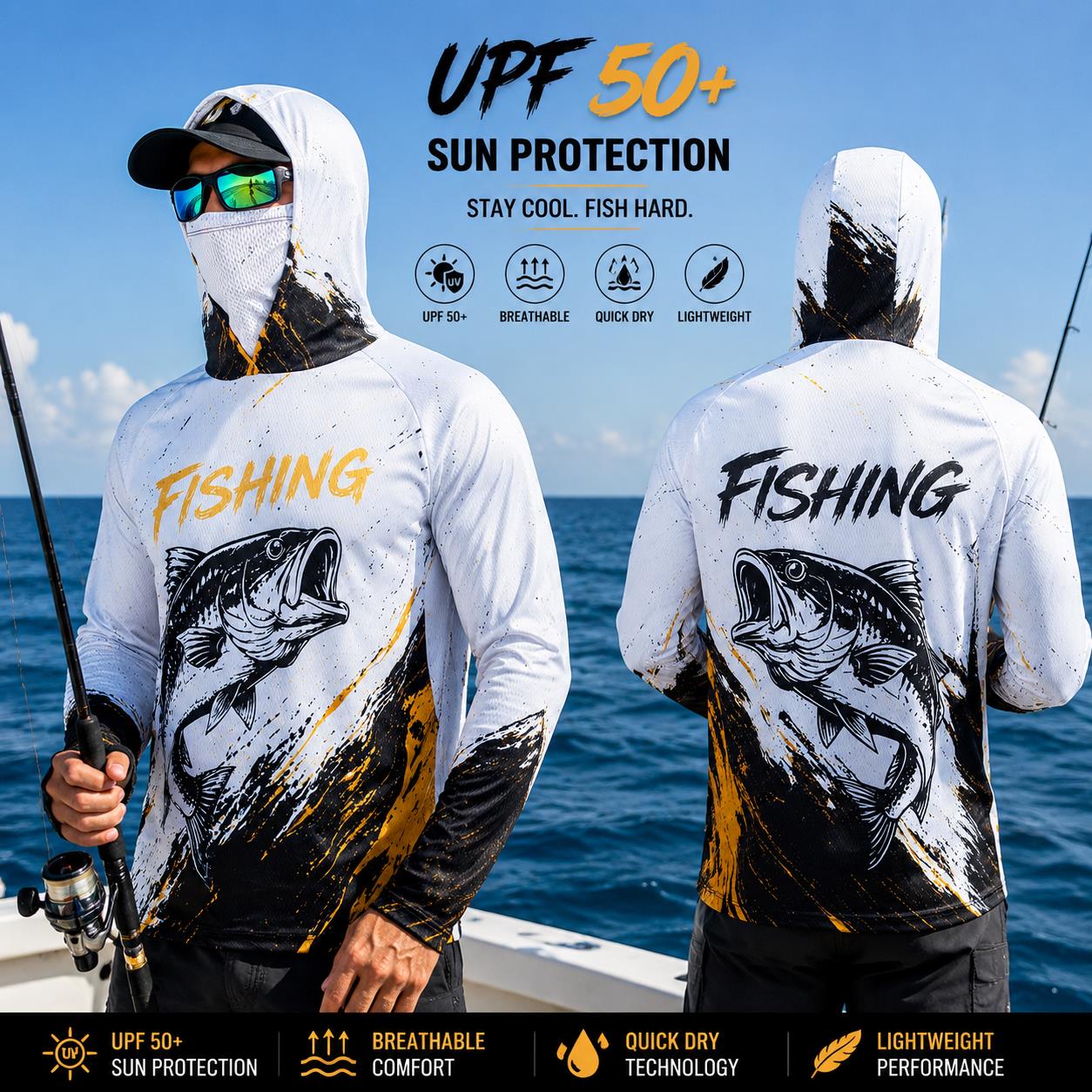 Outdoor zonbeschermende lange  - Fishing recensie en prijs