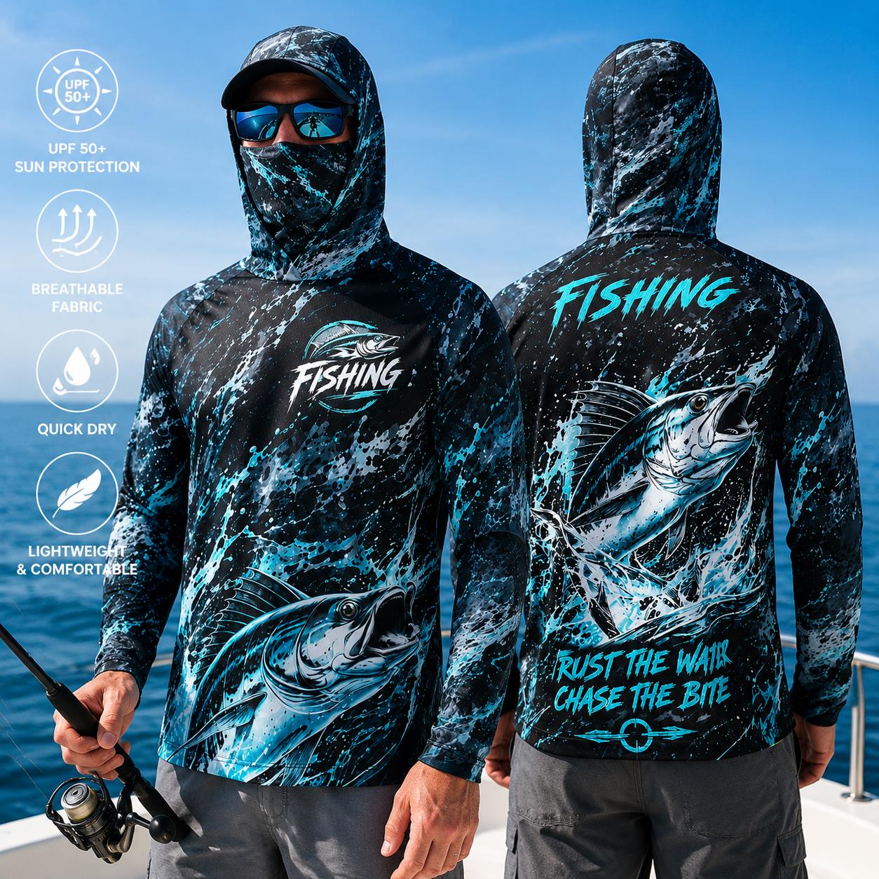 Outdoor zonbeschermende lange  - Fishing recensie en prijs