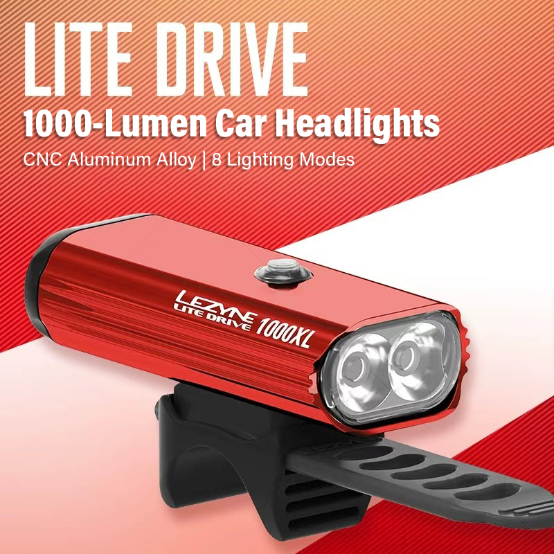 LEZYNE 1000 Lumen fietslamp -  - Rechargeable Bicycle Headlight 1000 Lumen recensie en prijs