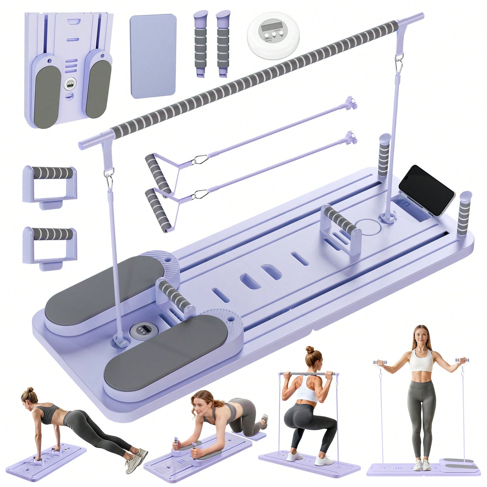 Pilates Reformer met stang, Pi - Fitness Equipment recensie en prijs