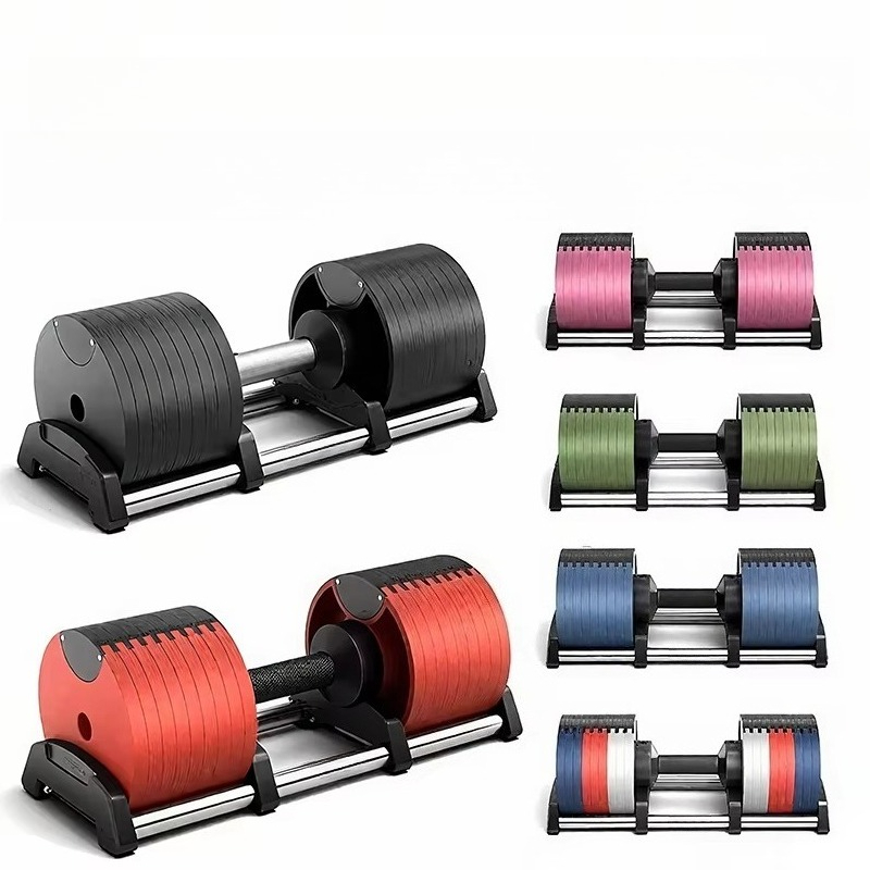 Goedkope Kleurrijke Halters 24 - Adjustable Dumbbell Pair 40Kg recensie en prijs