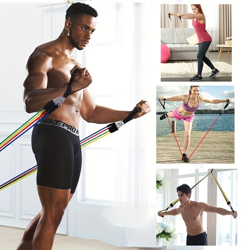 Resistancebandset met deuranke - Resistance Bands Set With Handles recensie en prijs