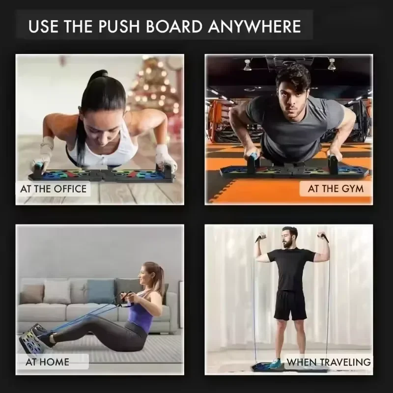 Huishoudelijk opvouwbaar push- - Push Up Board Foldable Multi Function recensie en prijs