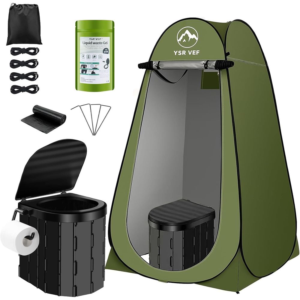 Draagbare toilettas, kampeerto - Camping recensie en prijs