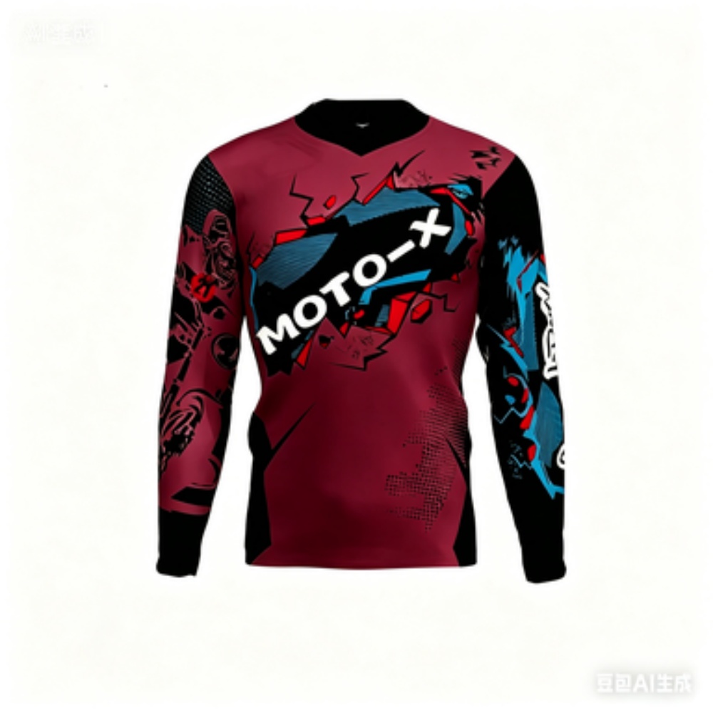 MOTO-X-thema sporttop met lang - Cycling recensie en prijs
