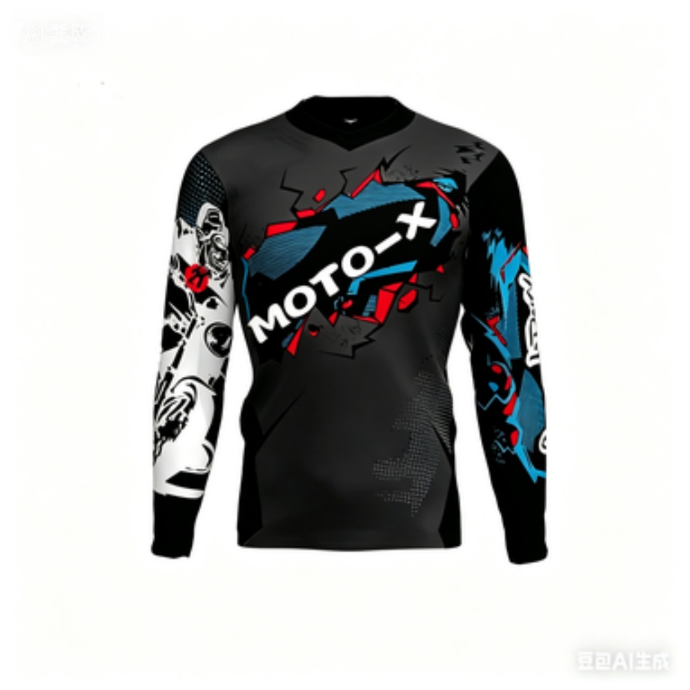 MOTO-X-thema sporttop met lang - Cycling recensie en prijs