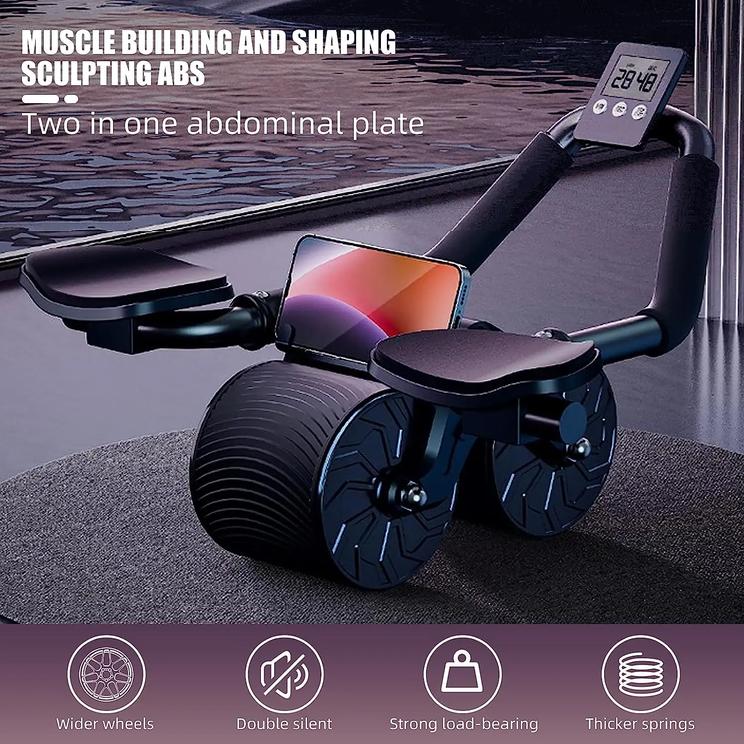 Elbow Support Automatische Ter - Ab Roller Wheel With Elbow Support recensie en prijs
