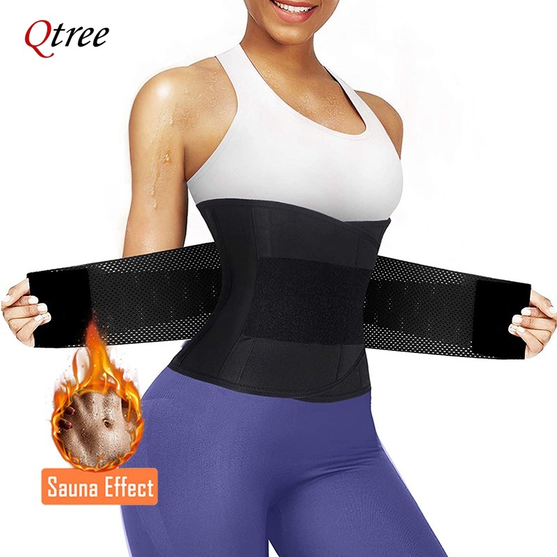 Qtree Hot Neopreen Taille Trai - Sweat Waist Trainer Belt Neoprene recensie en prijs