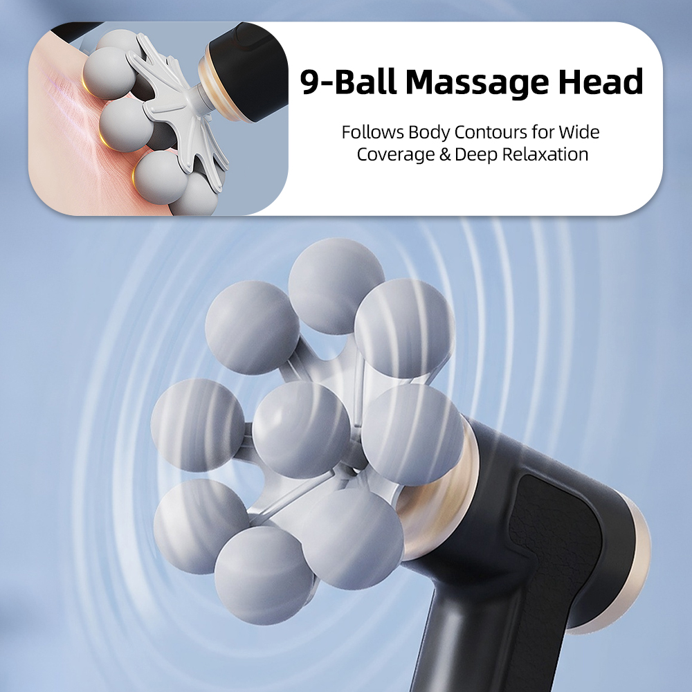 2-in-1 Fascia Gun met lange en - Electric Massage Gun Deep Tissue recensie en prijs