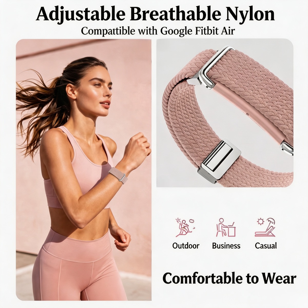 Nylon polsband en armband met  - Resistance Bands Set With Handles recensie en prijs