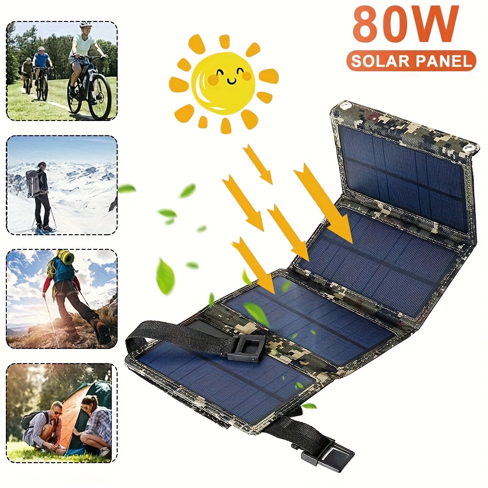 [Zonnepaneel] 80W draagbaar op - Hiking recensie en prijs