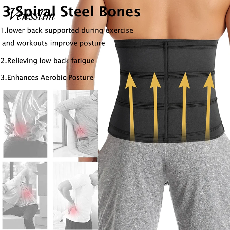 Vensslim Mannen Taille Trainer - Sweat Waist Trainer Belt Neoprene recensie en prijs