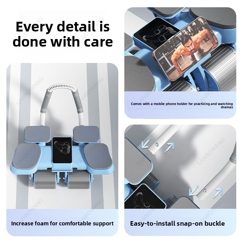 Smart 4 Wheels Auto Rebound Ab - Ab Roller Wheel With Elbow Support recensie en prijs